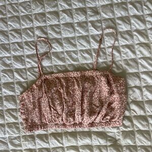 Abercrombie & Fitch Dusty  Pink Crop Top